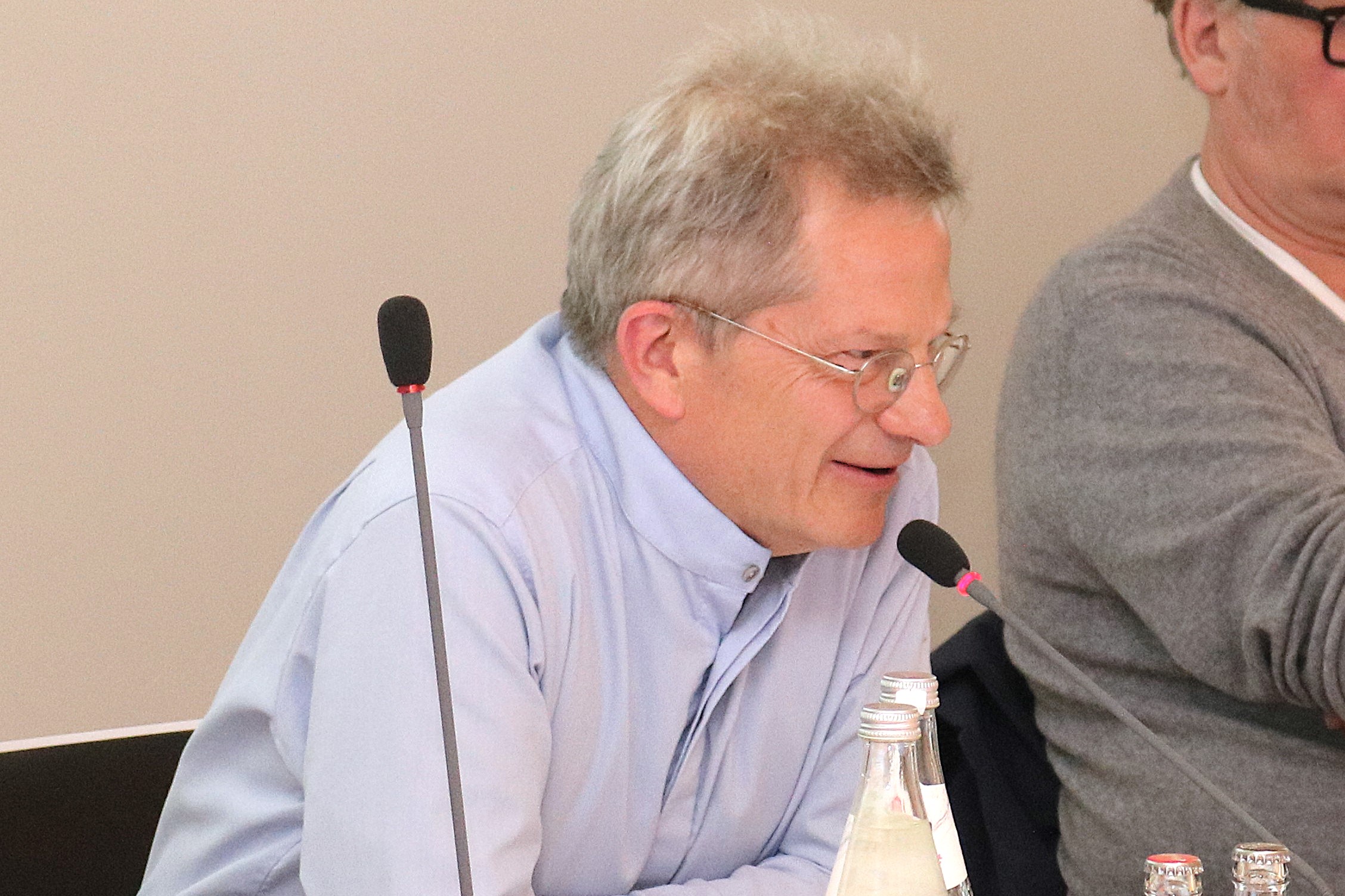 Der stellvertretende Vorstandsvorsitzende der KZV Berlin, Dr. Andreas Hessberger, auf der Vertreterversammlung am 23.3.2026